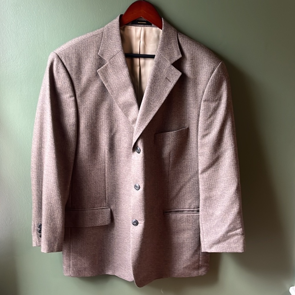 Fenzia 100% Wool Sports Coat - 44S - RN 77219 Lining 100% Nylon by S&K Famous